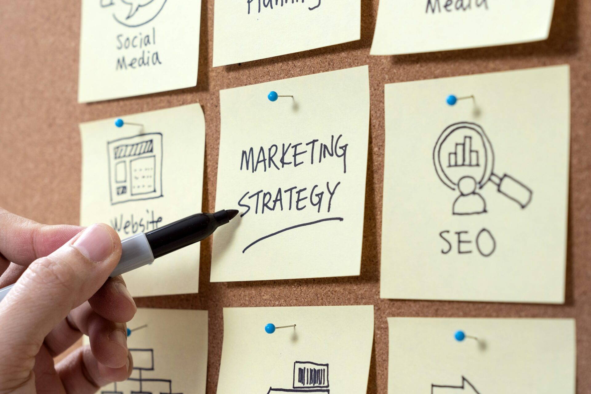 Marketing planning strategy for a Monthly SEO plan.
